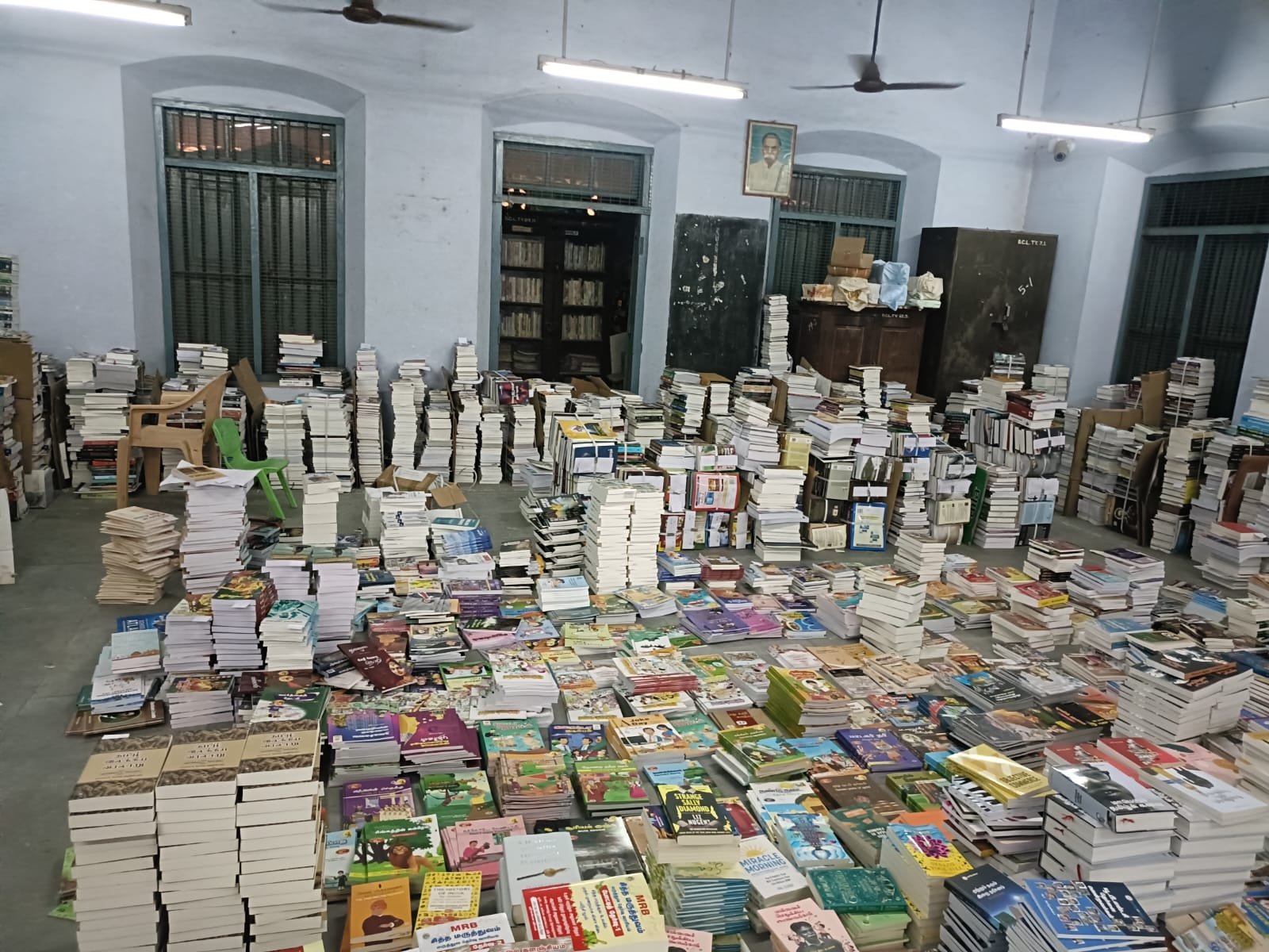24-25 நூலக வாரியாக நூல்கள் பிரித்தல் பகுதி